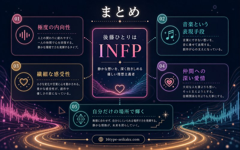 後藤ひとりINFP診断のまとめ