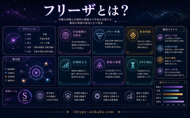 フリーザの基本情報とENTJ視点