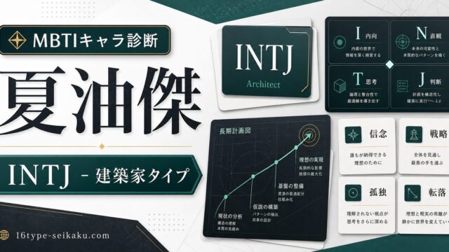 夏油傑のMBTIキャラ診断アイキャッチ画像