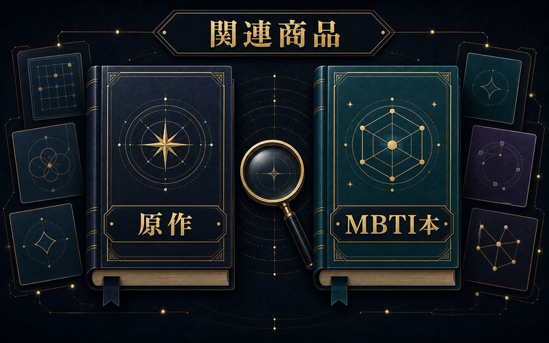 銀魂関連商品 原作とMBTI本のおすすめ導線画像