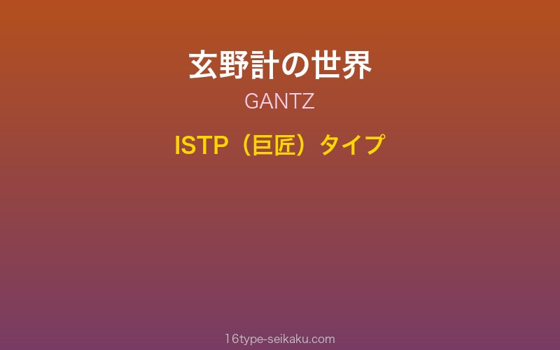 キャラクターイメージ