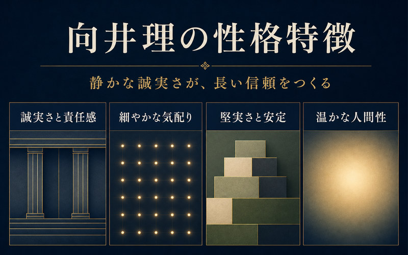 向井理の誠実さと責任感・細やかな気配り・堅実さと安定・温かな人間性という性格特徴の画像