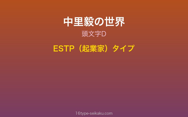 キャラクターイメージ
