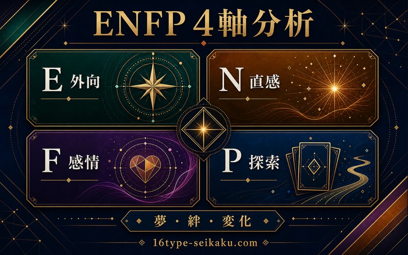 ENFP 4軸分析