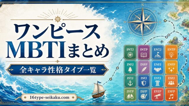ワンピース全キャラのMBTI性格タイプ一覧まとめ