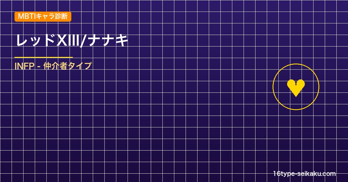 レッドXIII/ナナキ MBTIアイキャッチ