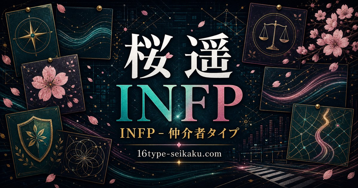 桜遥 INFP 仲介者タイプ MBTIキャラ診断 アイキャッチ画像
