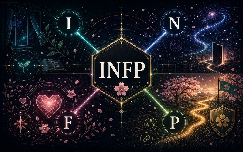 桜遥のMBTI診断まとめ INFP仲介者タイプ画像