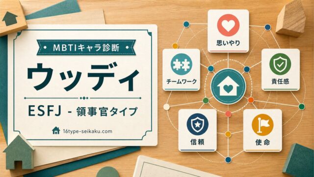 ウッディ（トイ・ストーリー）はESFJ領事官タイプ：MBTIキャラ診断アイキャッチ