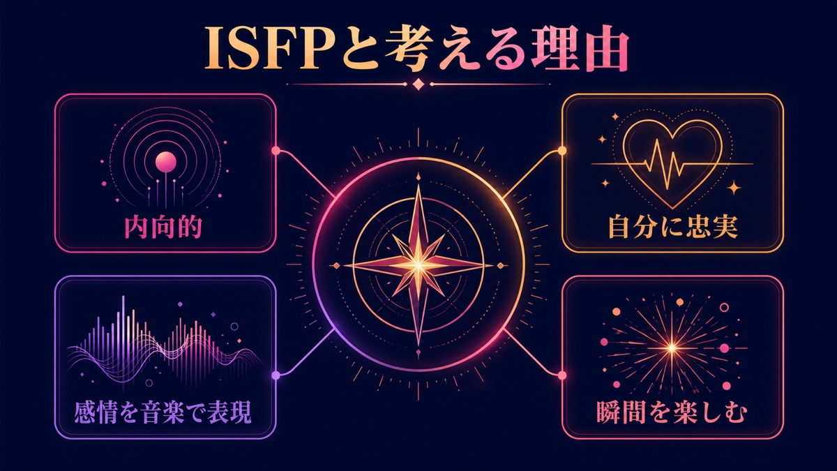 アヴリル・ラヴィーンをISFPと考える理由を内向性・自分への忠実さ・音楽での感情表現・瞬間を楽しむ姿勢で整理した画像