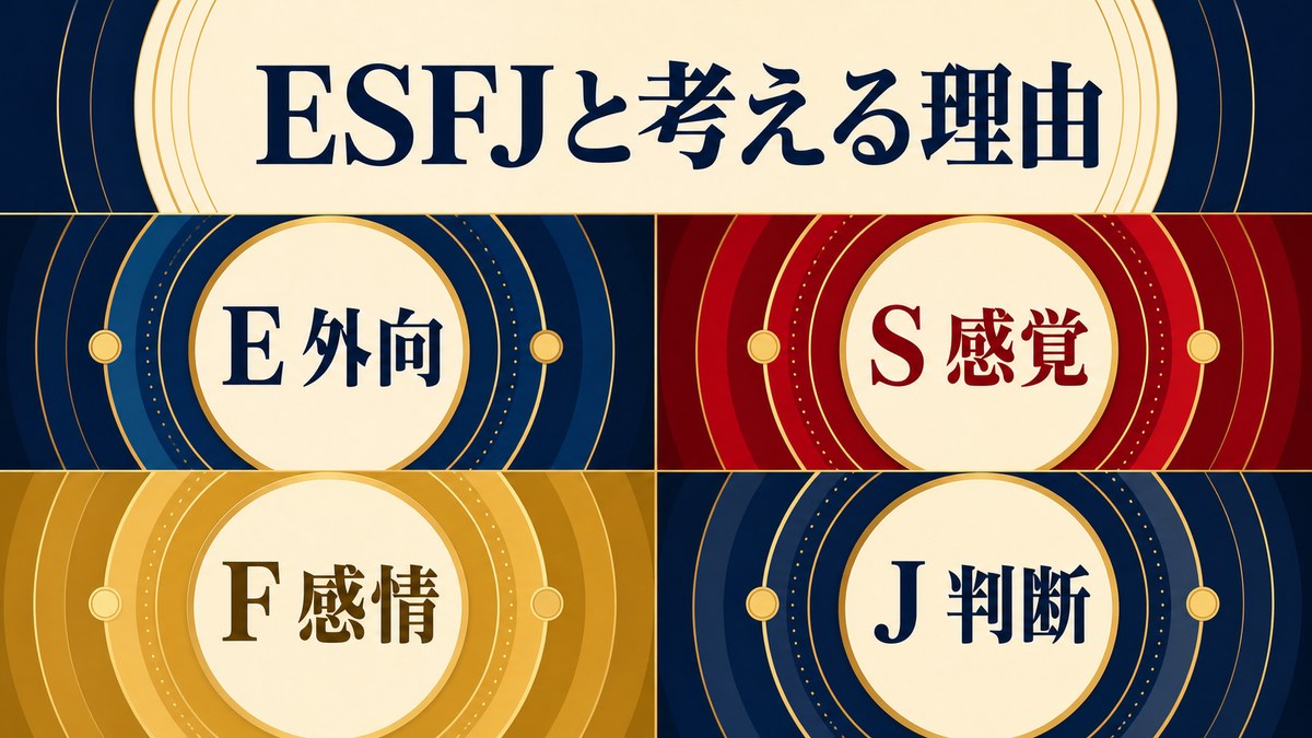 テイラー・スウィフトをESFJと考える理由をE外向・S感覚・F感情・J判断で整理した画像