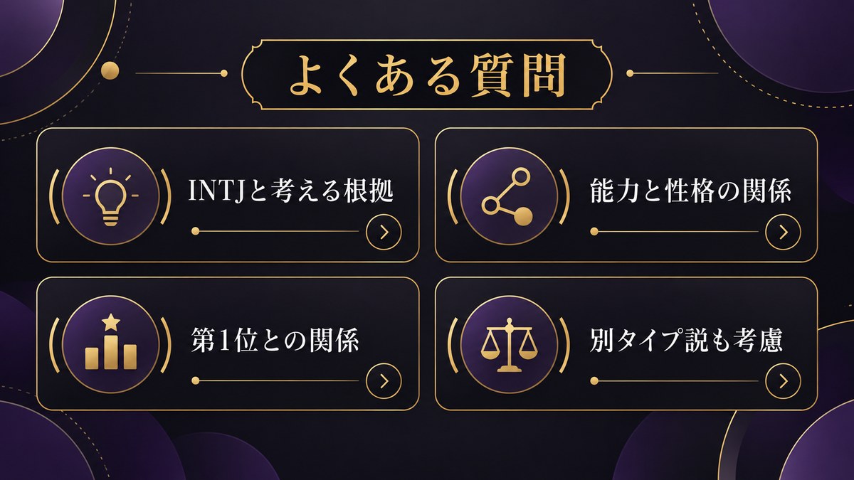 垣根帝督のINTJ根拠・能力・第1位との関係・別タイプ説を整理したFAQ画像