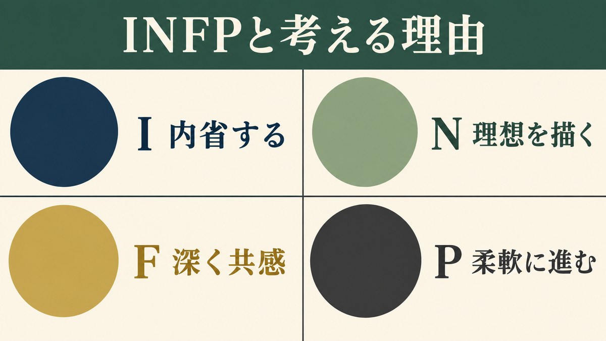 ライスシャワーがINFPタイプである理由を要点で整理したImage2図解
