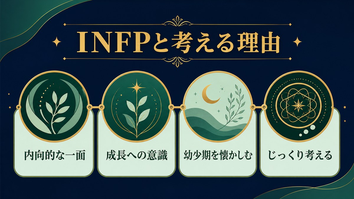 ロバート・パティンソンをINFPと考える理由を内向性・成長意識・幼少期の記憶・内省で整理した画像